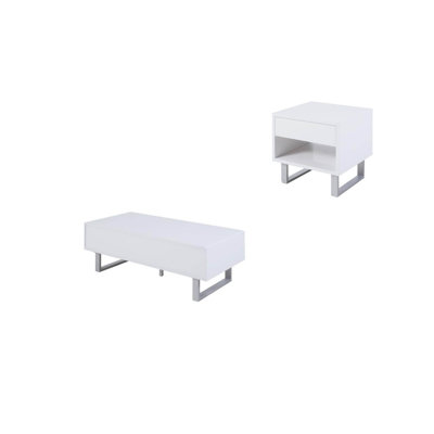 Braud Coffee Table Set Orren Ellis Pieces Included 2Piece Set 1 Coffee Table 1 End Table