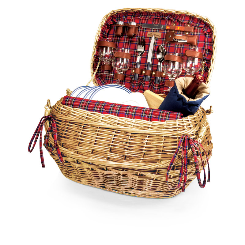 Picnic Time Highlander Picnic Basket & Reviews Wayfair