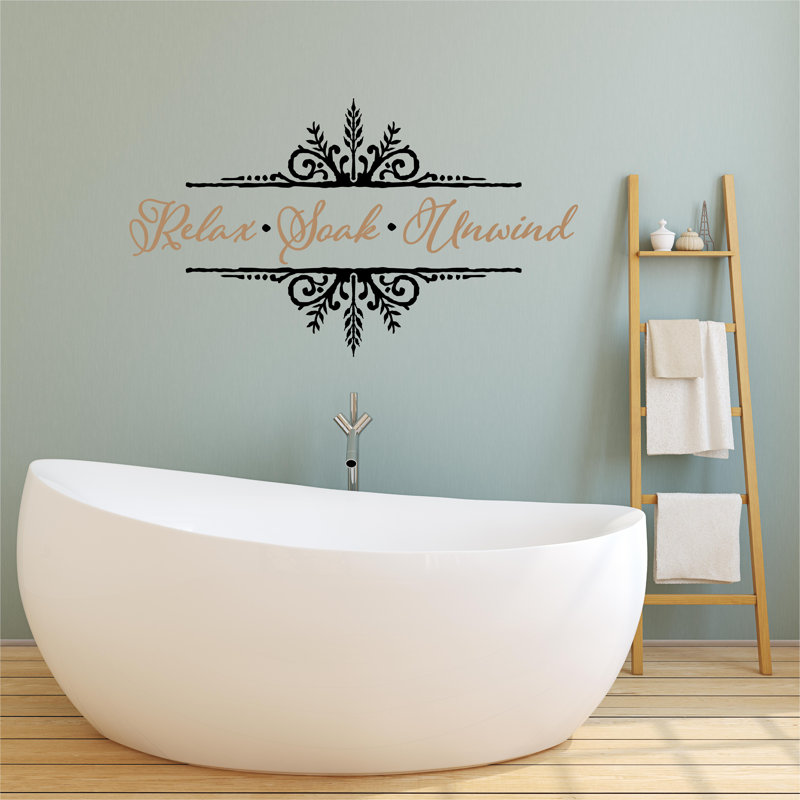 Instant Relaxation Just Add Water Bathroom Vinyl Wall Decal Home Decor Quote Home Garden Children S Bedroom Boy Decor Decals Stickers Vinyl Art Ayianapatriathlon Com