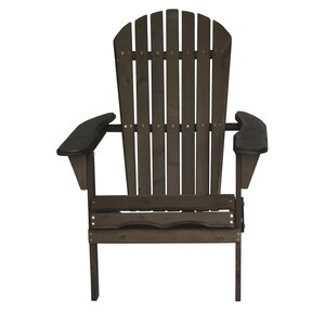 Cuyler Solid Wood Folding Adirondack Chair