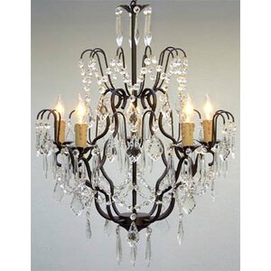 Alvan 5-Light Crystal Chandelier