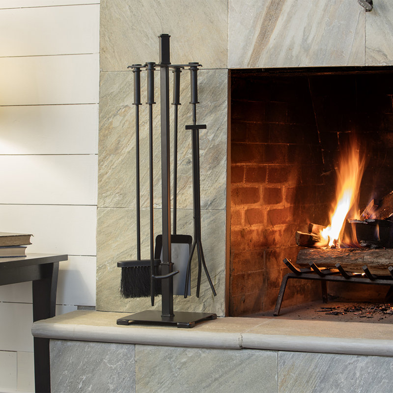 Uniflame Craftsman Design 5 Piece Steel Fireplace Tool Set Wayfair