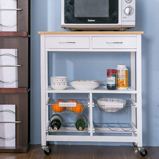 Tall Kitchen Cart Wayfair Barletta Kitchen Cart