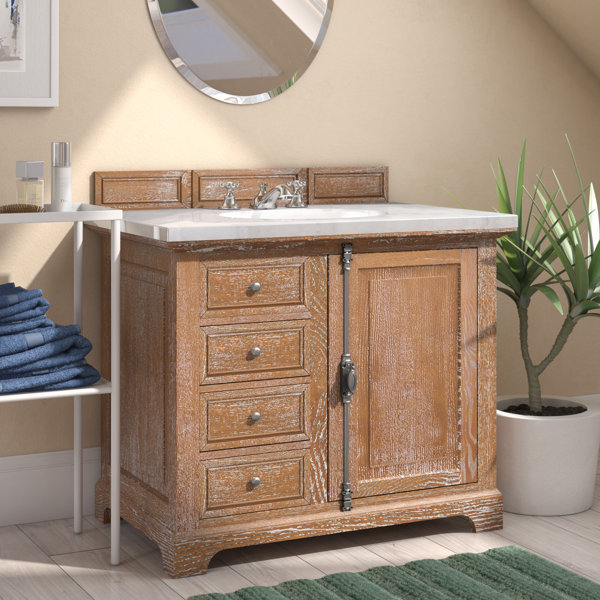 Greyleigh Ogallala 36 Single Driftwood Bathroom Vanity Set Wayfair