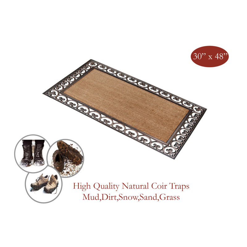 Beykoy Double 48 In X 30 In Non Slip Outdoor Door Mat Reviews