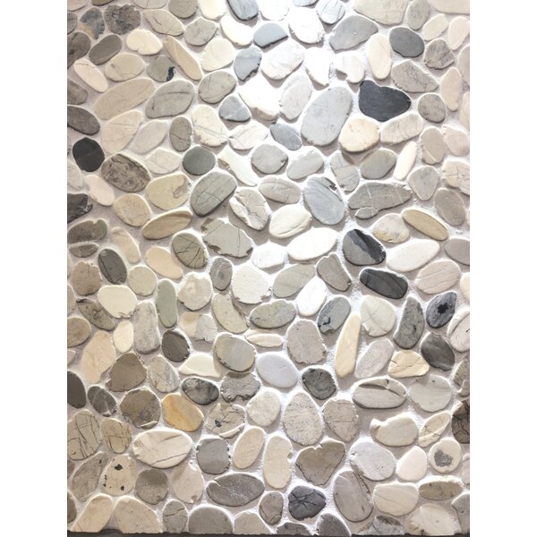 Luxsurface Random Sized Wood Mosaic Tile in Gray | Wayfair