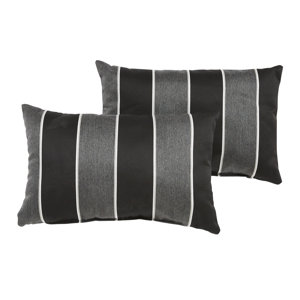 Hinkel Indoor/Outdoor Sunbrella Lumbar Pillow (Set of 2)