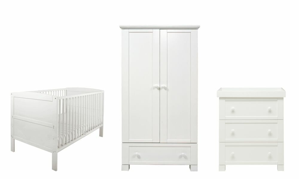 Harriet Bee Grace Cot Bed 3 Piece Nursery Furniture Set Wayfair