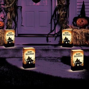 Haunted House Luminaria Bags (Set of 24)