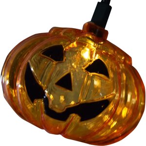 10 LED Jack O Lantern Pumpkin Halloween String Light