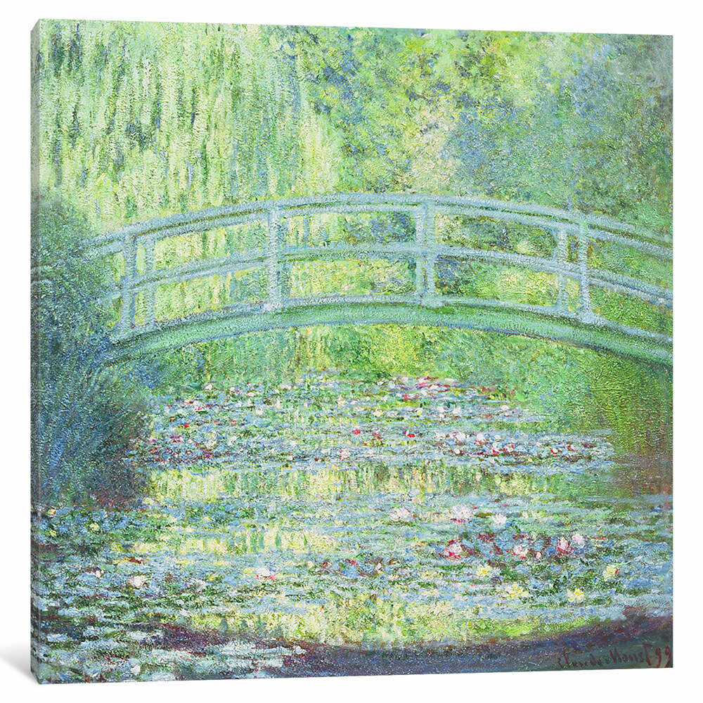 East Urban Home The Waterlily Pond With The Japanese Bridge 19 By Claude Monet Painting On Wrapped Canvas Wayfair Co Uk