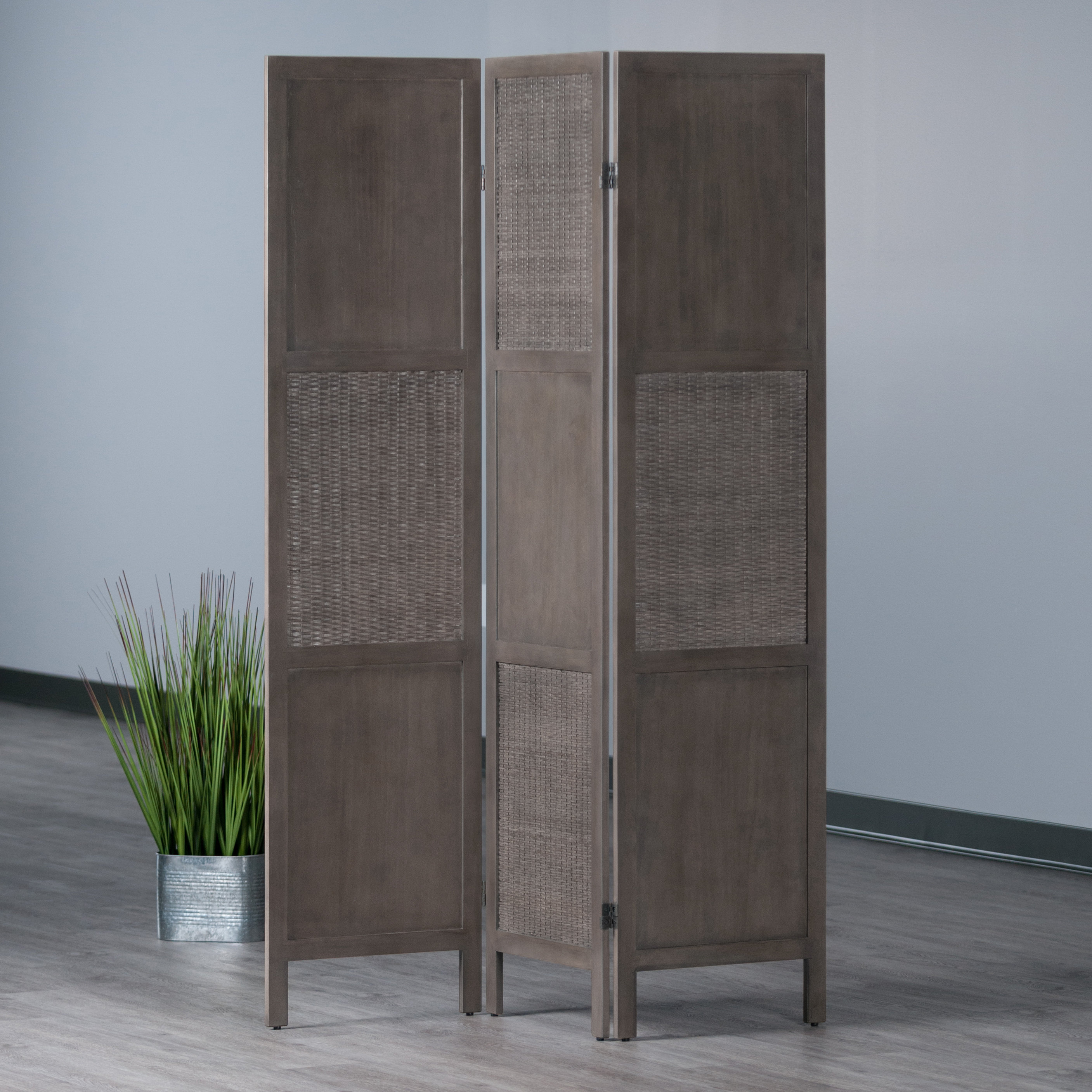 Room Divider Screen 3 Panel Privacy Folding Picture Collage Frame Decorative