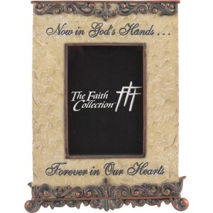 Faith Now in God Hands Picture Frame