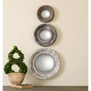 Wall Mirror Set Of 3 find the best mirror sets | wayfair Wall Mirror Set Of 3 find the best mirror sets | wayfair