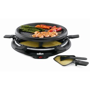 6 Piece Party Grill and Raclette Set