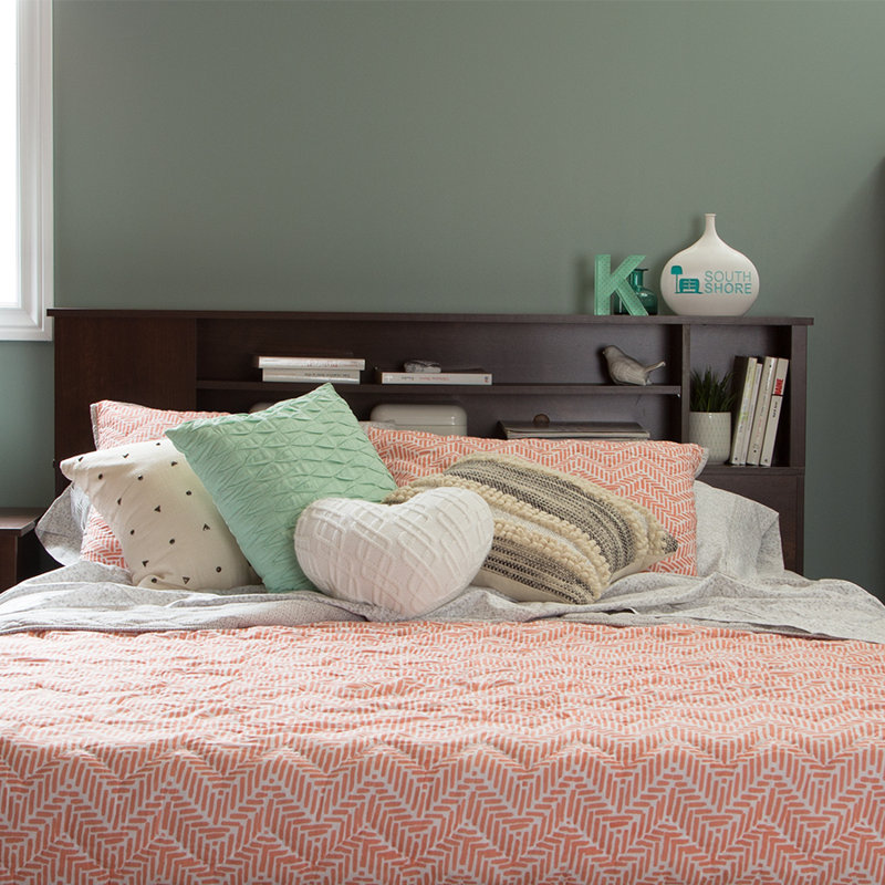 South Shore Vito Bookcase Headboard & Reviews Wayfair