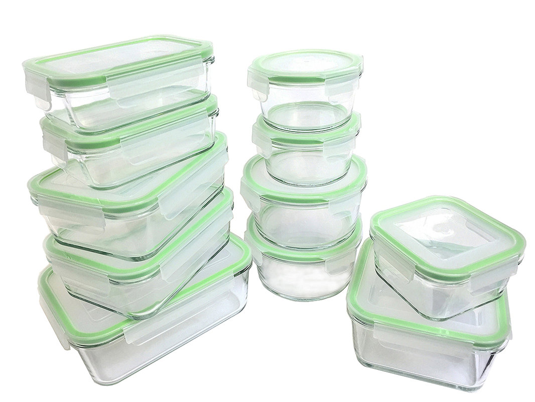 kinetic glassworks oven safe 11 container food storage set kinetic glassworks oven safe 11 container food storage set