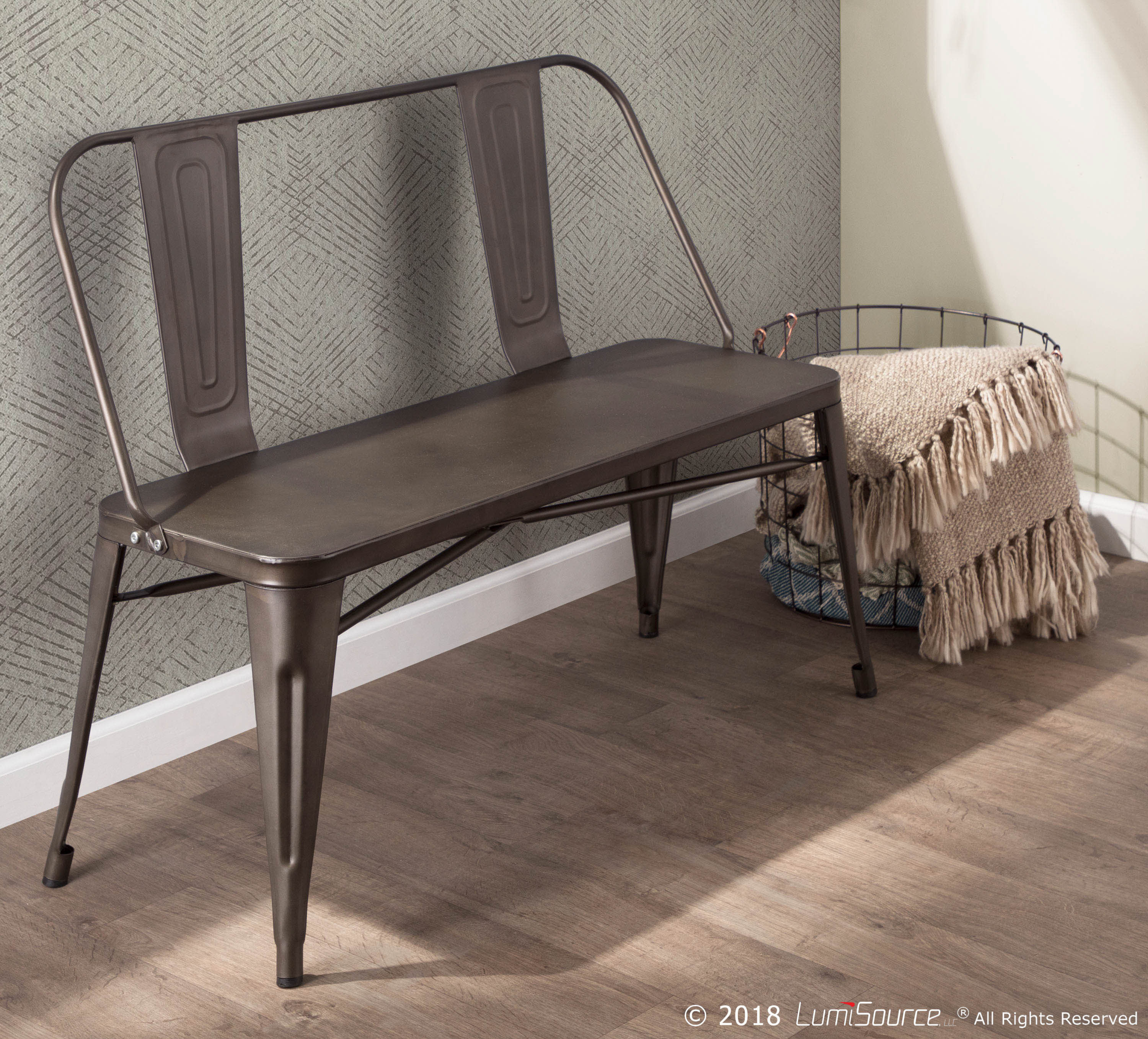 Trent Austin Design Claremont Metal Bench Reviews Wayfair
