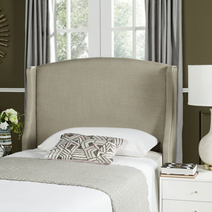 Austin Upholstered Wingback Headboard by Safavieh