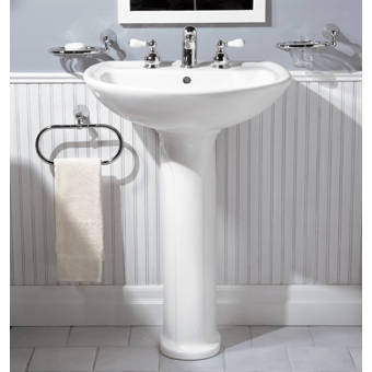 Barclay Stanford Vitreous China U Shaped Pedestal Bathroom Sink