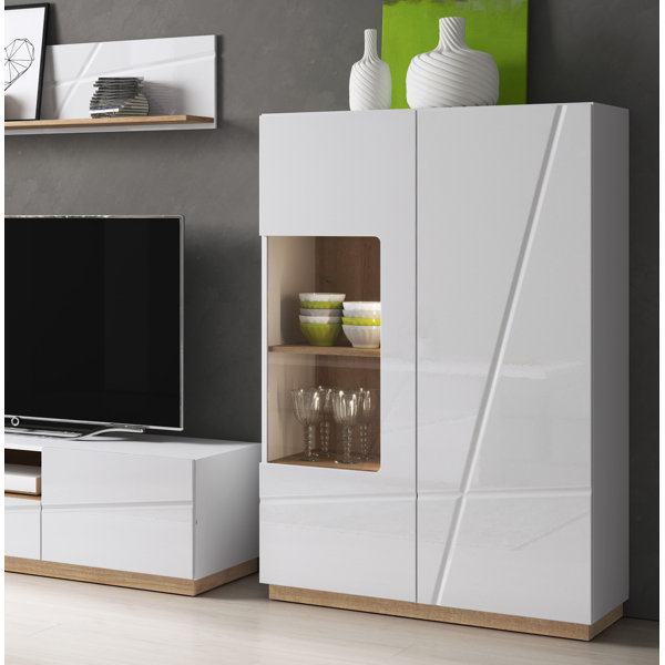 Hawkinge Display China Cabinet By Orren Ellis Read Reviews