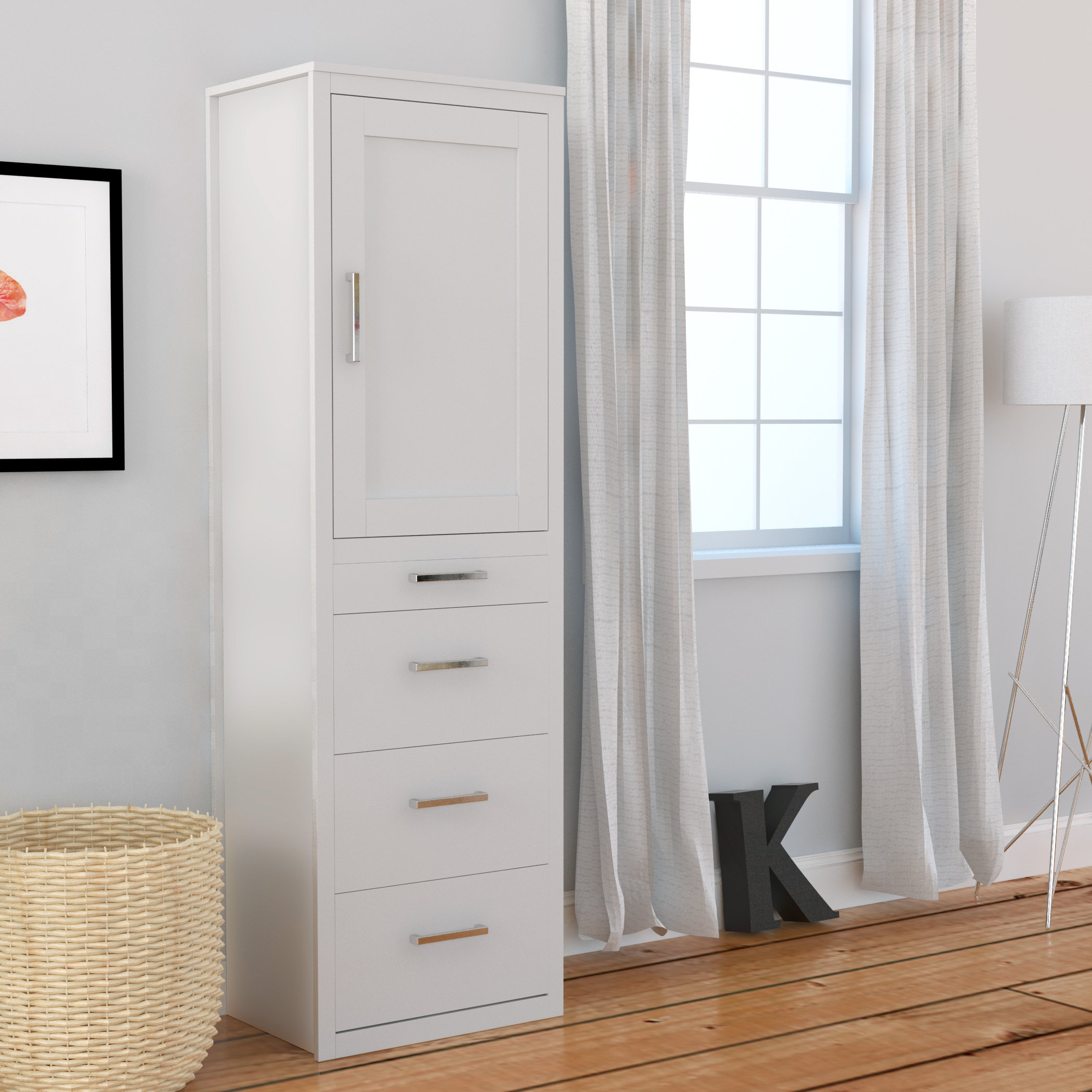 Red Barrel Studio Tova Tower Cabinet Armoire Wayfair