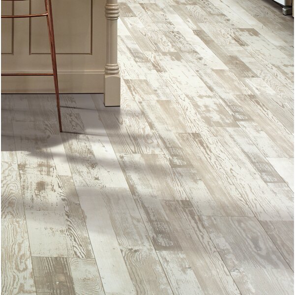 Cashe Hills 7.5 x 47.25 x 7.87mm Pine Laminate Flooring in White by Mohawk Flooring