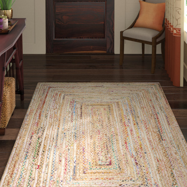 Bowen Hand-Woven Beige/Yellow Area Rug by World Menagerie