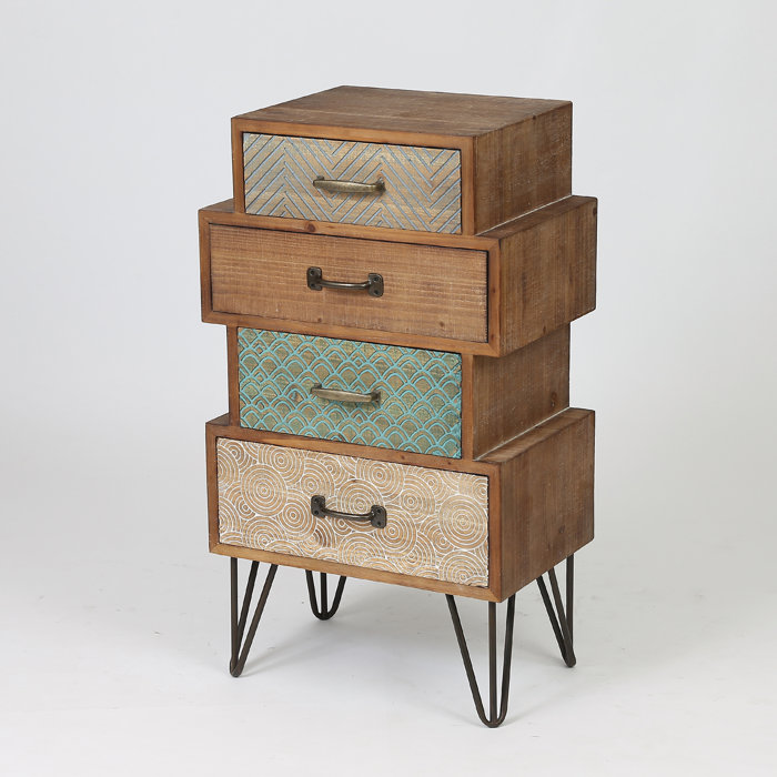 Bloomsbury Market Burhardt 4 Drawer Accent Chest Reviews