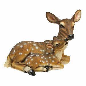 Mothers Love, Doe and Fawn Statue