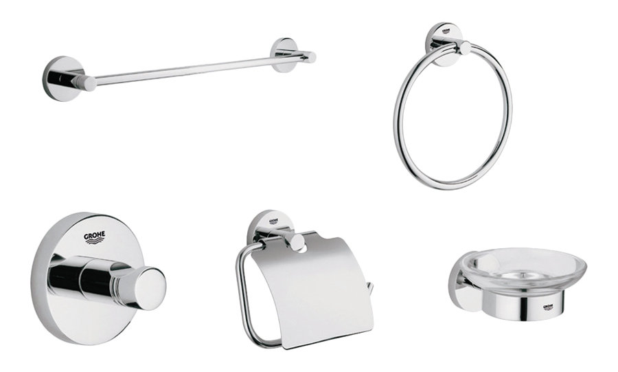 Grohe Essentials 5 Piece Bathroom Hardware Set & Reviews Wayfair