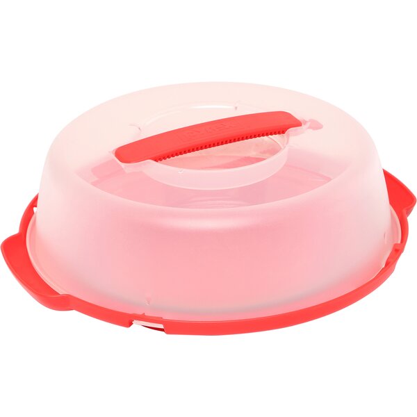 Portable Pie Plate with Plastic Cover and Base by Pyrex