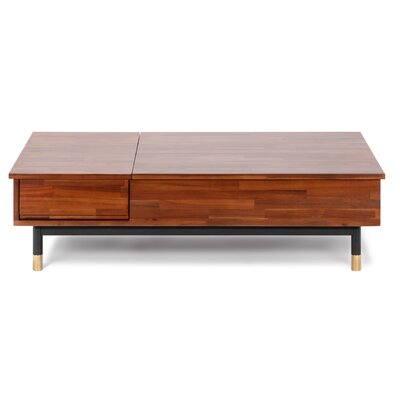 Camryn Solid Wood Storage Lift Top Coffee Table From Allmodern Accuweather Shop