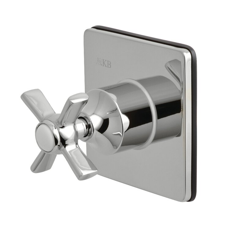 Chrome Brass 3-Ways Shower Faucet Diverter Valve Hot Cold Control Valve With Box 