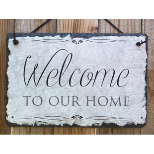 Welcome To Our Home Wall Decor Wayfair