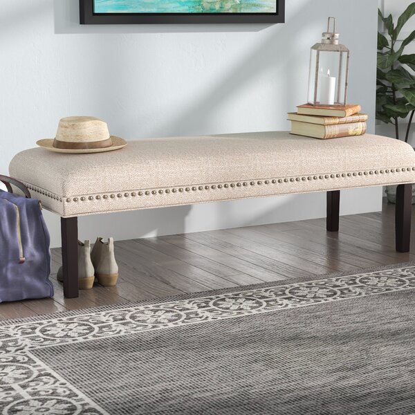 Bobby Upholstered Bench by Charlton Home