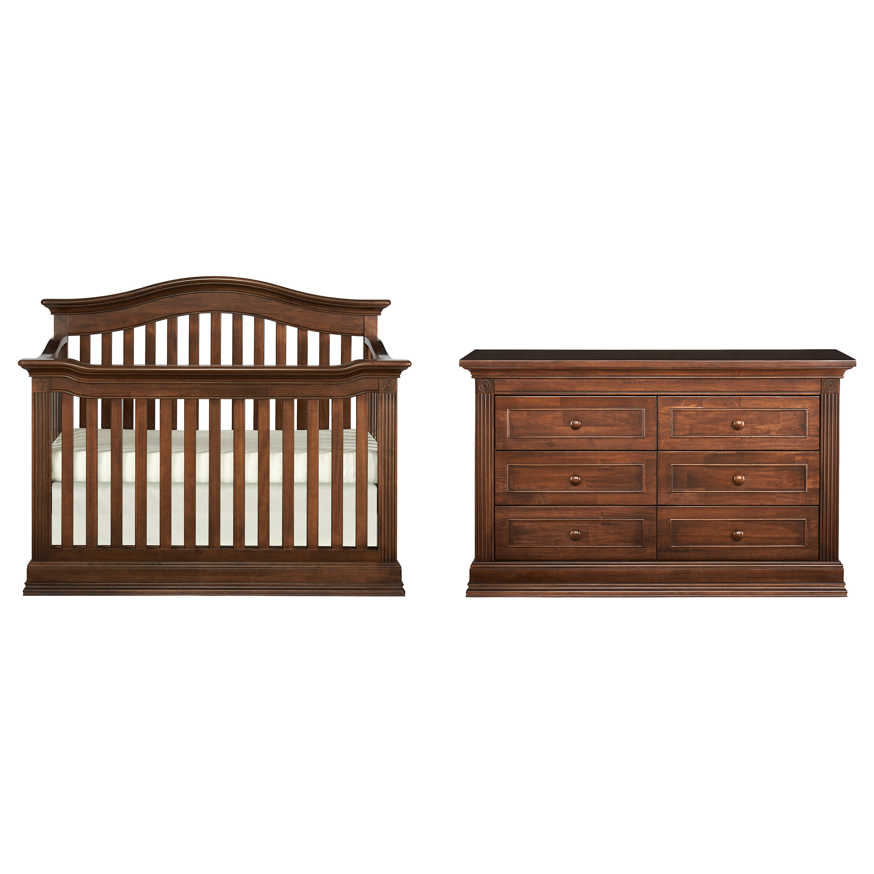 Baby Cache Montana Convertible Standard 2 Piece Nursery Furniture