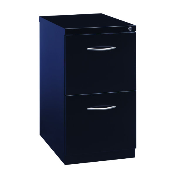 Arch Pull 2 Drawer Mobile Vertical Filing Cabinet by Symple Stuff