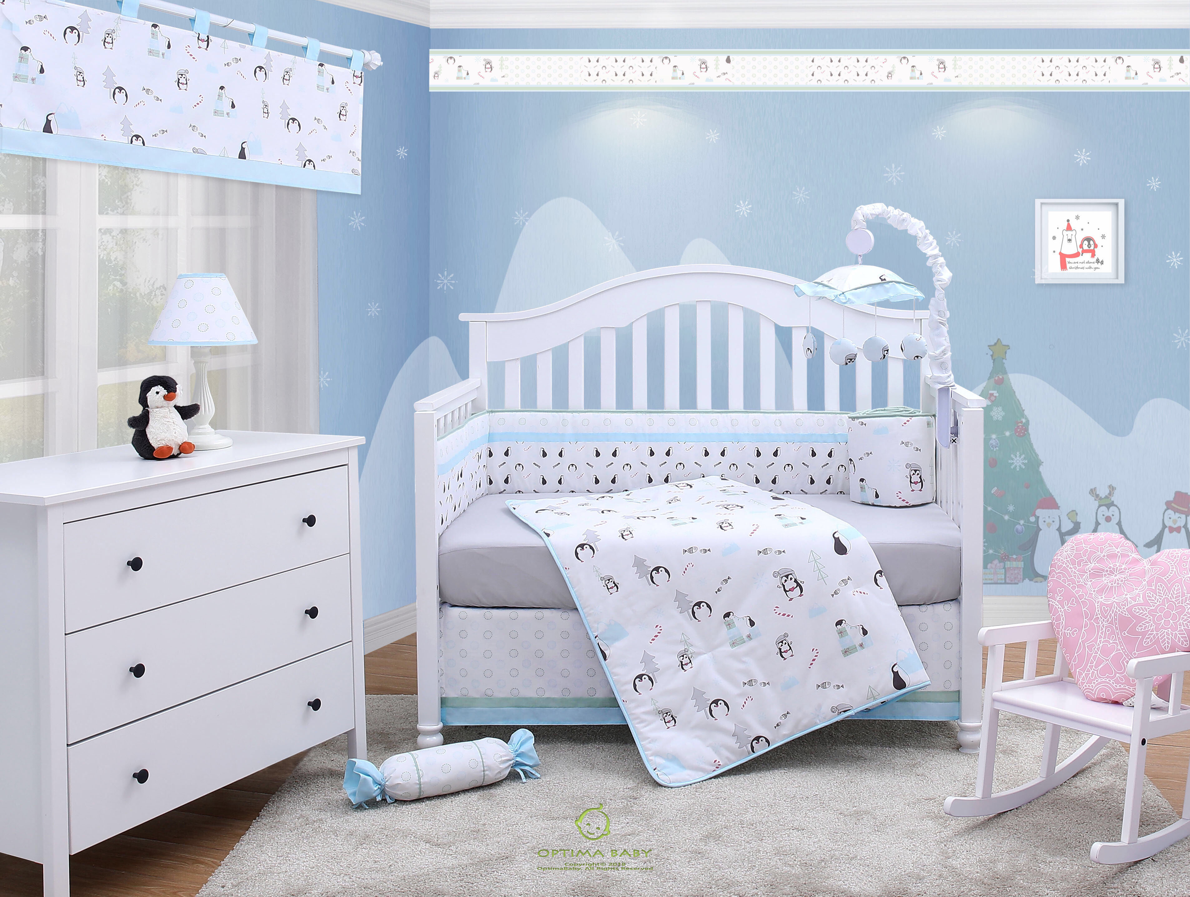 Zoomie Kids Lewis My Cute Little Penguin Antarctic Baby Nursery 5