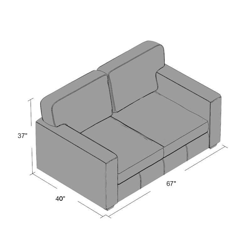 Birch Lane™ Pratt Leather Loveseat & Reviews Birch Lane