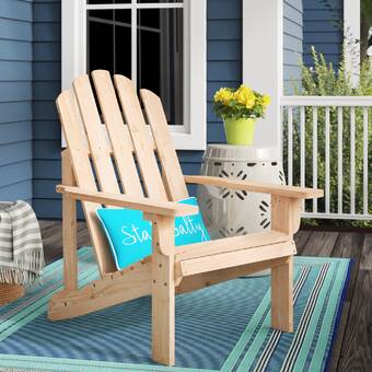 Highland Dunes Oakden Oceanic Wood Folding Adirondack Chair Wayfair