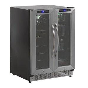 19 Bottle Dual Zone Freestanding Wine Cooler