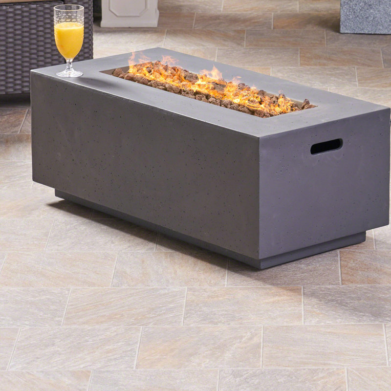 Latitude Run Caelan Outdoor MgO Concrete Propane Gas Fire ... (800 x 800 Pixel)