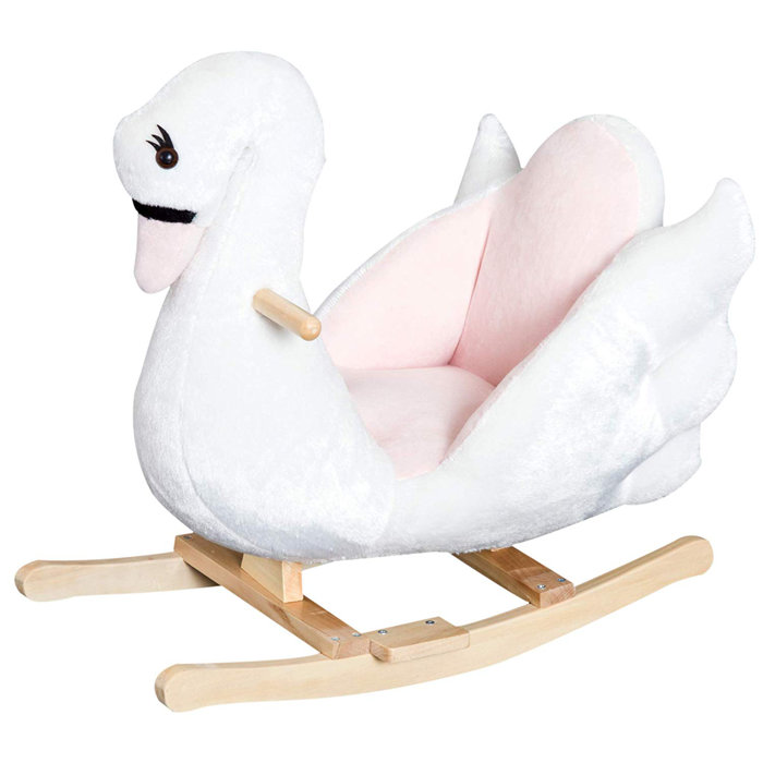 swan rocking horse