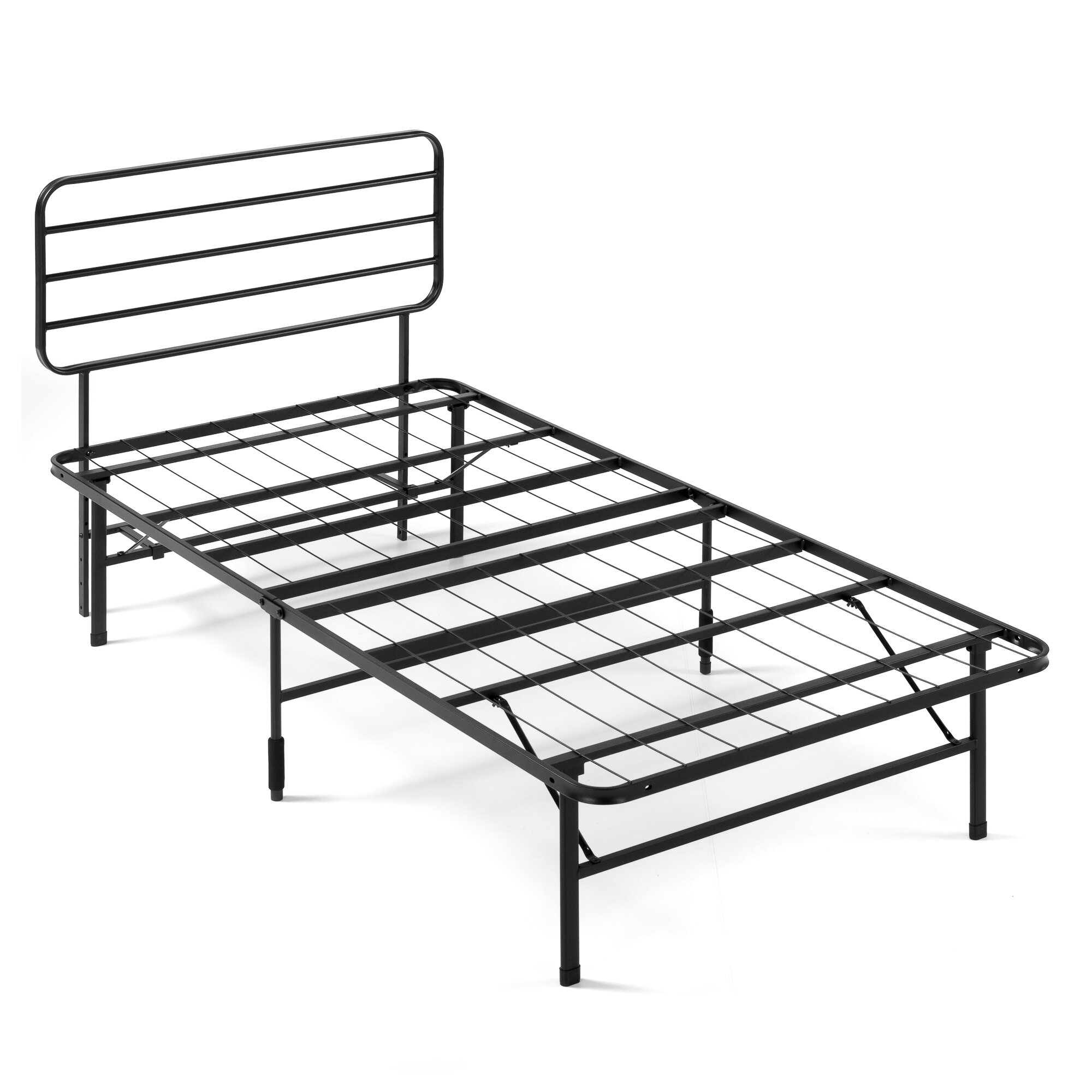 Alwyn Home Lorna 36 Folding Steel Bed Frame Reviews Wayfair