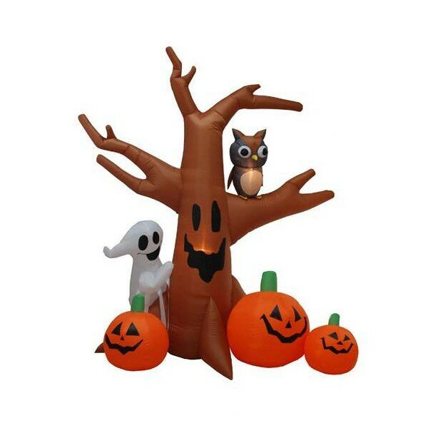 Halloween Inflatable Haunted Tree Decoration by The Holiday Aisle