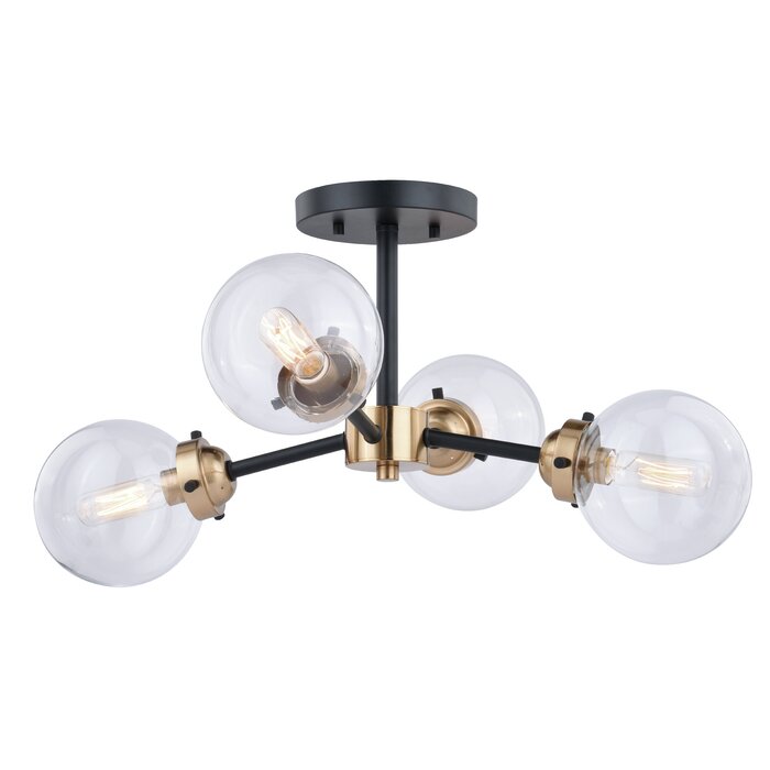 Badilla 4 Light Semi Flush Mount