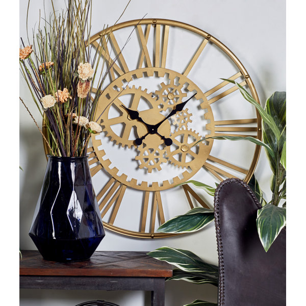 Oversized Metal Gear 32 Wall Clock by Cole & Grey| @ $127.99