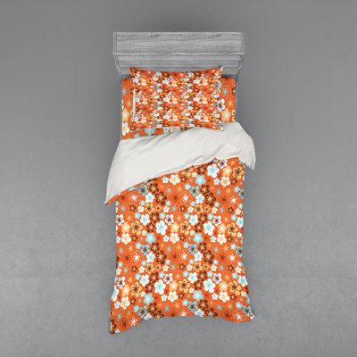 Duvet Cover Set East Urban Home Size Twin Duvet Cover  2 Additional Pieces