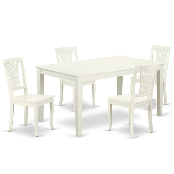 Best Lafave 5 Piece Solid Wood Dining Set By August Grove Spacial Price